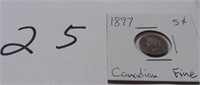 1897 Canadian Nickel Fine