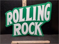 Vintage Rolling Rock Metal Sign