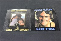 45 RPM Records Featuring: James Taylor & Neil Diam
