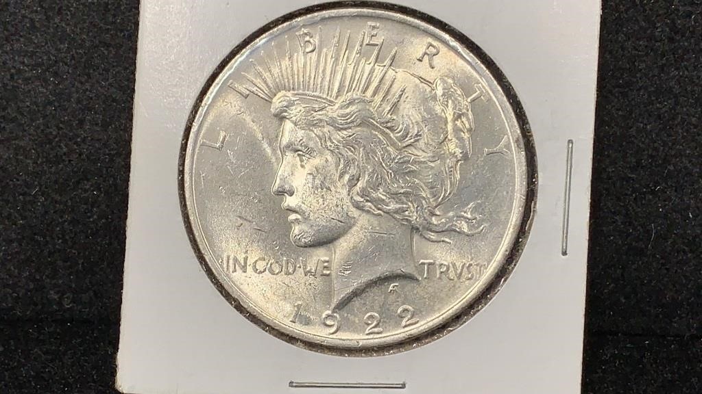 1922 Silver Peace Dollar