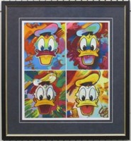 DONALD DUCK SUITE OF 4 GICLEE BY PETER MAX