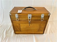 Wooden tool, jewelry, or storage box