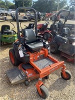 248) Kubota 48" Kommander, runs & mows, leaks oil