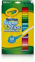 Crayola 50ct Washable Super Tips Markers