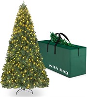7.5ft Pre-Lit Artificial Holiday Christmas Spruce