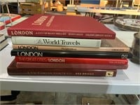 stock of hardback books:world travels,London