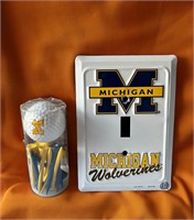 Michigan golf ball and Tees & light switch cover