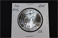 2015 American Silver Eagle 1oz .999 Silver (Pulled