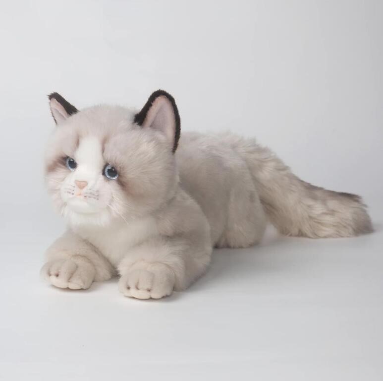 CU-MATE 20'' GRAY RAGDOLL CAT STUFFED ANIMAL TOYS