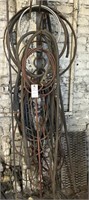 Lot full of ground stick feed welders wire feed