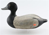 Bluebill drake decoy unsigned with repaired