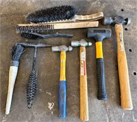 Wire Brushes and Ball Peen Hammers (8)