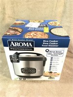 New Aroma professional slow cooker food steamer