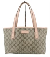 Gucci GG Supreme Monogram Tote Handbag