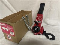 MILWAUKEE 3/4 TON LEVER HOIST