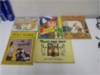 set of five vintage childrens books