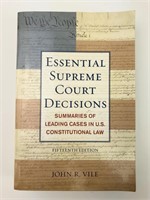 Essential Supreme Court Decisions 15th Edition