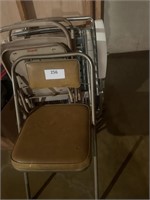 Asst Vintage Card Table Chairs & Lawn Chairs