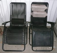2 Folding Lawn Recliners - Fair Condition