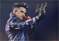 Autograph COA Adam Lambert Photo