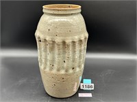 Large Hand crafted & signed Pottery Vase