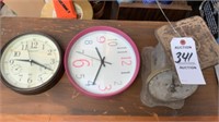 Vintage Scale Clocks