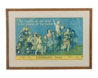 WWI Propaganda Poster - "Children's Year" - c 1918