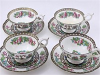 Coalport Indian Tree Teacups/Saucers