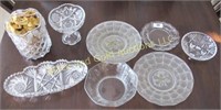 8 Pieces Clear Glass Pieces