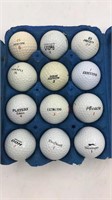 1 Dozen Golf Balls Assorted