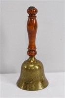 School Brass Hand Bell 6"