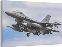 F-16 Fighter Art - 24.00 x 36.00