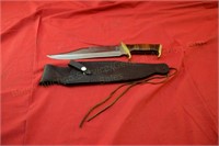 Large Colt Knife in Leather Sheath