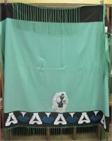 64 X 60 Rez Regalia Navajo Shawl - New