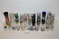 Large Assortment Of Shot Glasses