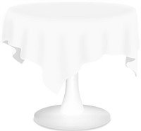 R2773  Party Ulyja White Plastic Tablecloth 84" 3