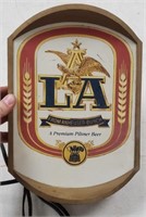 12" LA Lighted Beer Sign