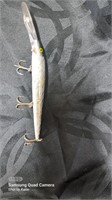 Spoonbill Minnow lure black and silver