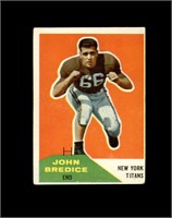 1960 Fleer #112 John Bredice VG to VG-EX+