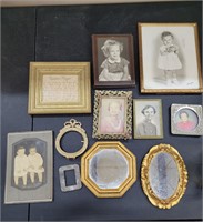 Vintage Pictures and Picture Frame Lot