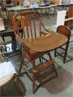 SOLID WOOD HIGH CHAIR