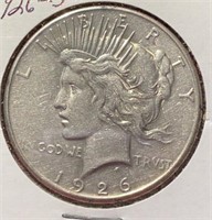 1926-S Peace Silver Dollar