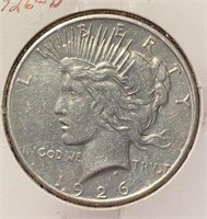 1926-D Peace Silver Dollar