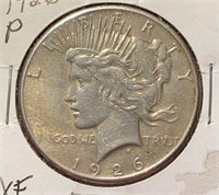 1926 Peace Silver Dollar