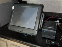 Radiant System POS w scanner and receipt printer