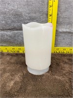 Flameless White Battery Operated Candle