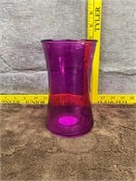 Glass Purple Vase