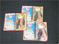 Lot of 3 Ty Beanie Baby Year 2000 SPANGLE the
