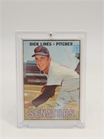 1967 Topps # 273 Dick Lines Washington Senators