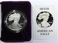 1986-S PROOF AMERICAN SILVER EAGLE